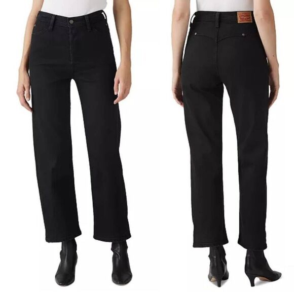 Levi's Ribcage Wide Leg Jeans 30 - Picture 1 of 9